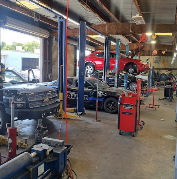 A and A Auto Repair - Interior of shop