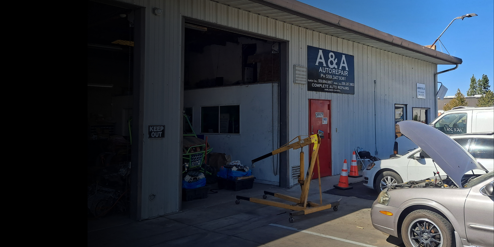 exterior of A and A Auto Repair - hero image